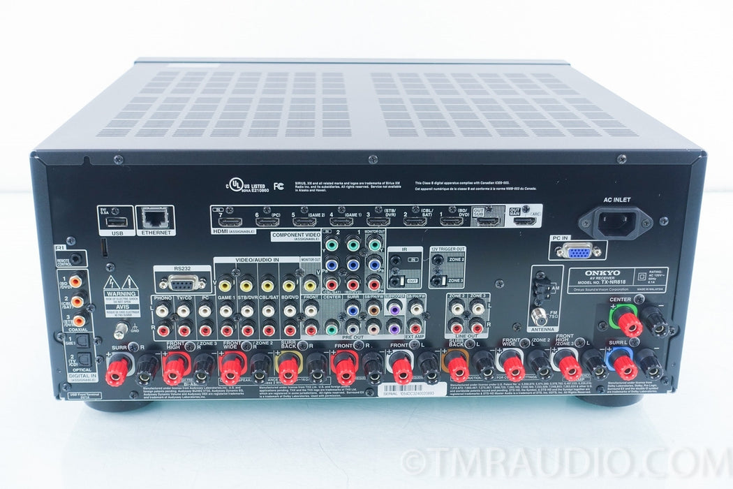 Onkyo TX-NR818 Home Theater AV Receiver