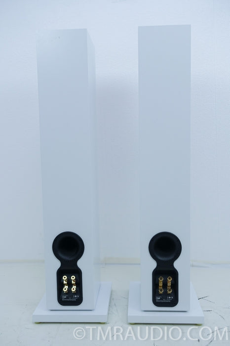 B&W CM8 Speakers, Gloss White