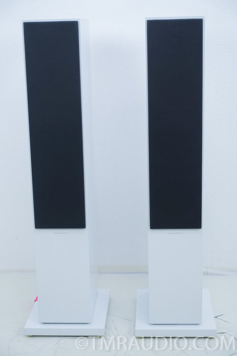 B&W CM8 Speakers, Gloss White