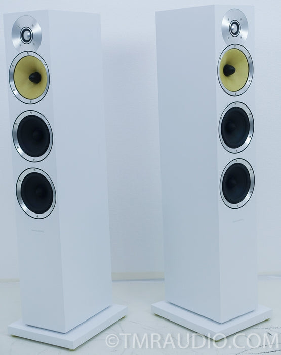 B&W CM8 Speakers, Gloss White