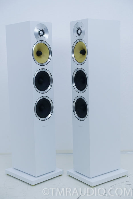 B&W CM8 Speakers, Gloss White