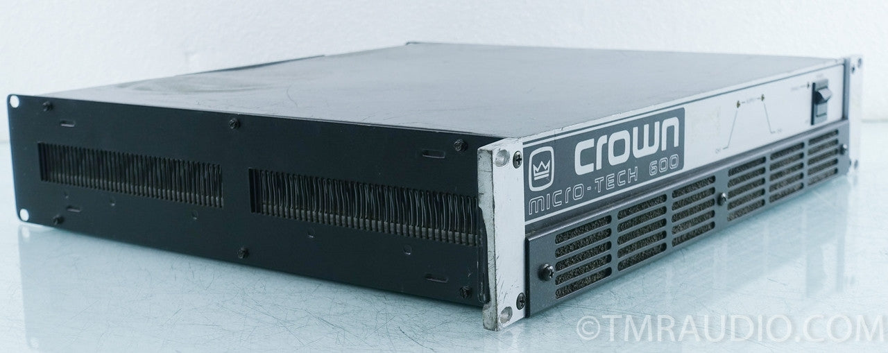 Crown Micro-Tech 600 Stereo Power Amplifier