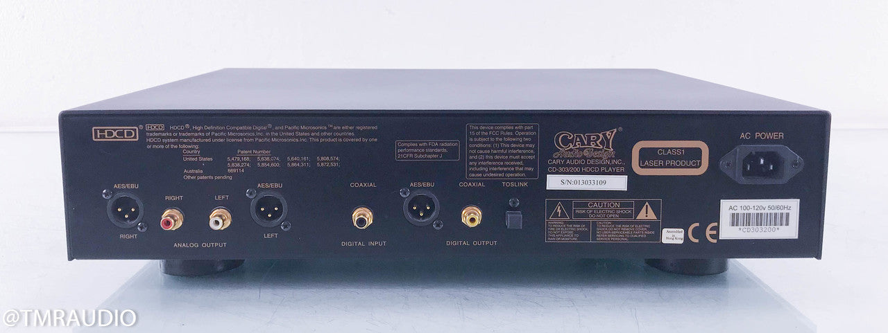 Cary Audio CD 303/200 HDCD Player