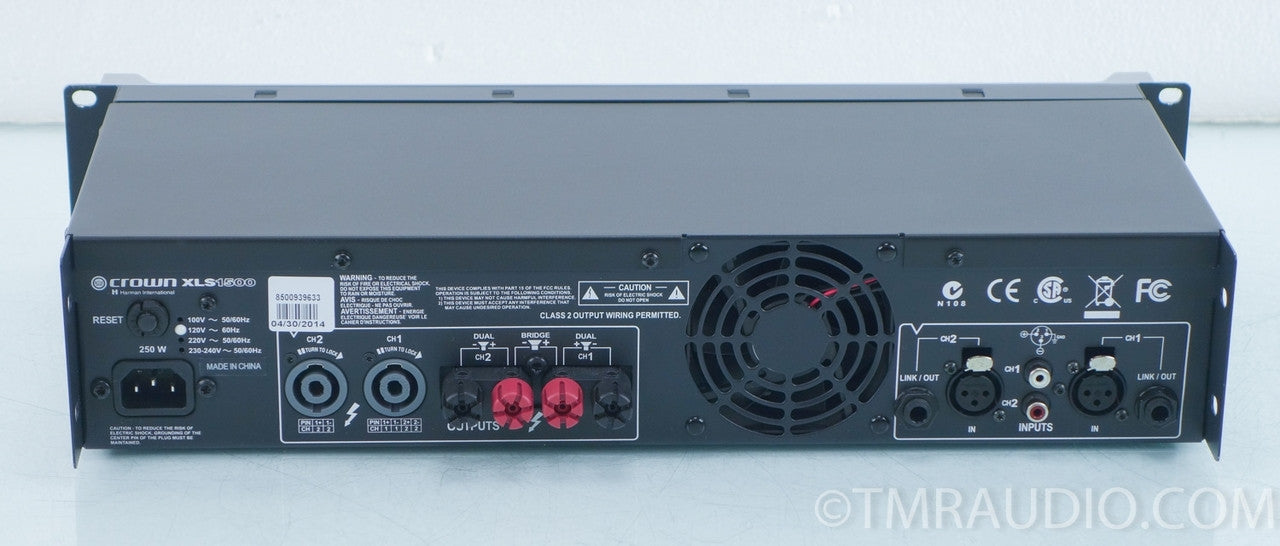 Crown XLS1500 Professional Stereo Power Amplifier