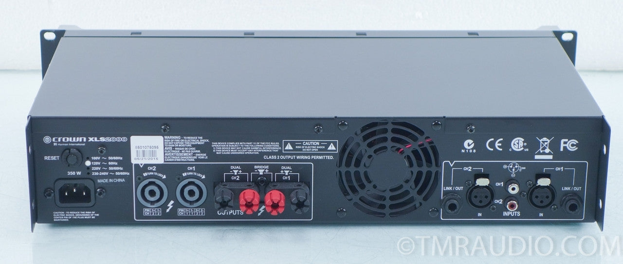 Crown XLS2000 Professional Stereo Power Amplifier