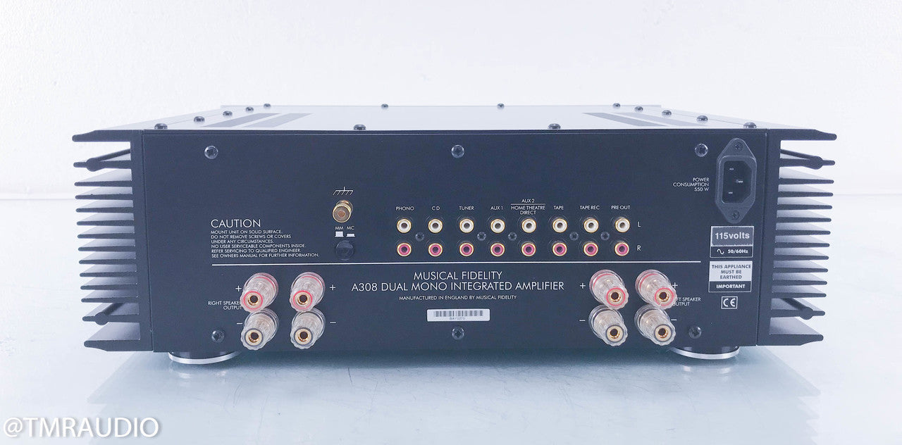 Musical Fidelity A308 Dual Mono Integrated  Amplifier w/ Phono