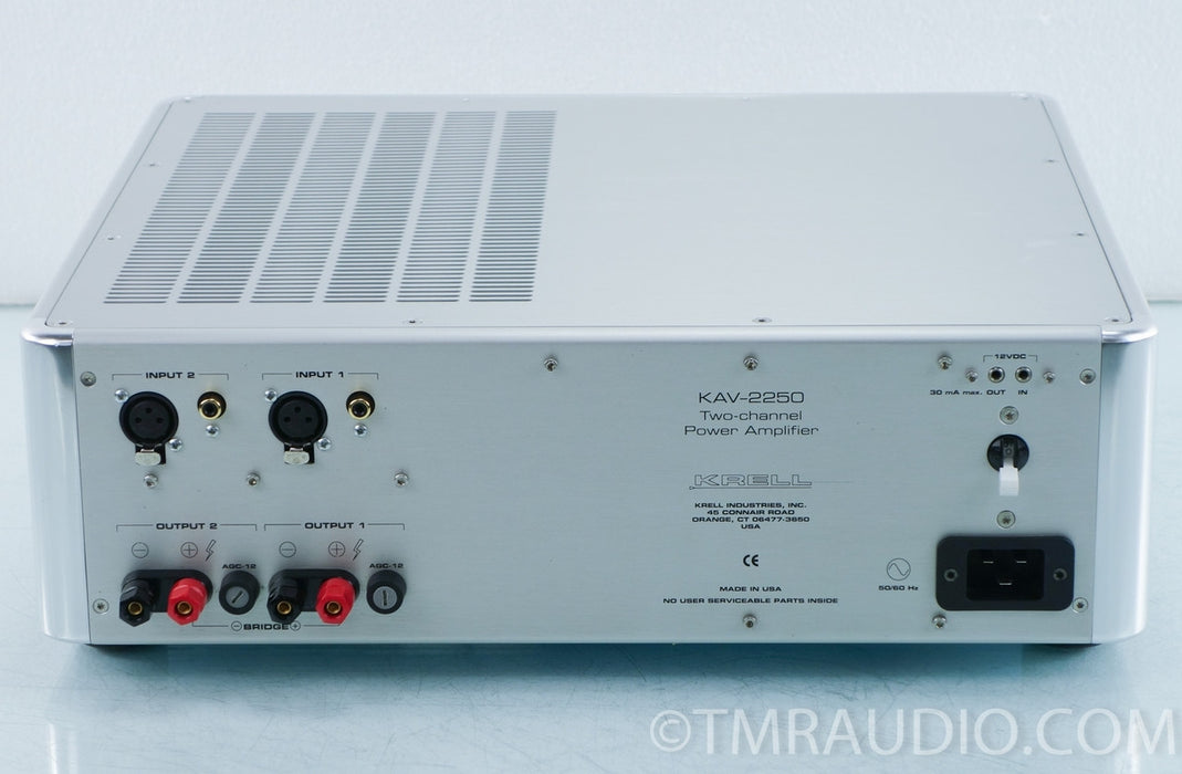 Krell KAV-2250 Stereo Power Amplifier
