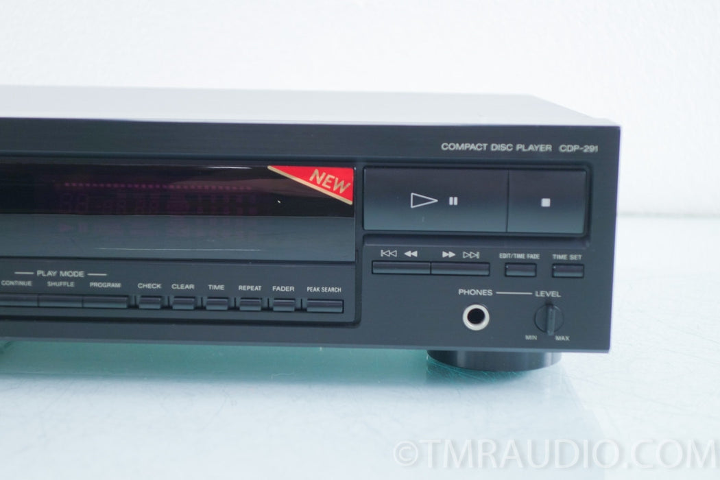 Sony CDP-291 Programmable Compact Disc CD Player w/ Peak Search