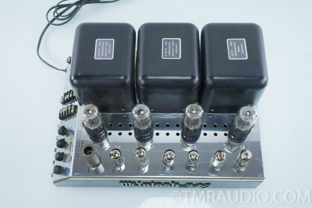 McIntosh MC240 Vintage Stereo Tube Amplfier w/ Telefunken Tubes