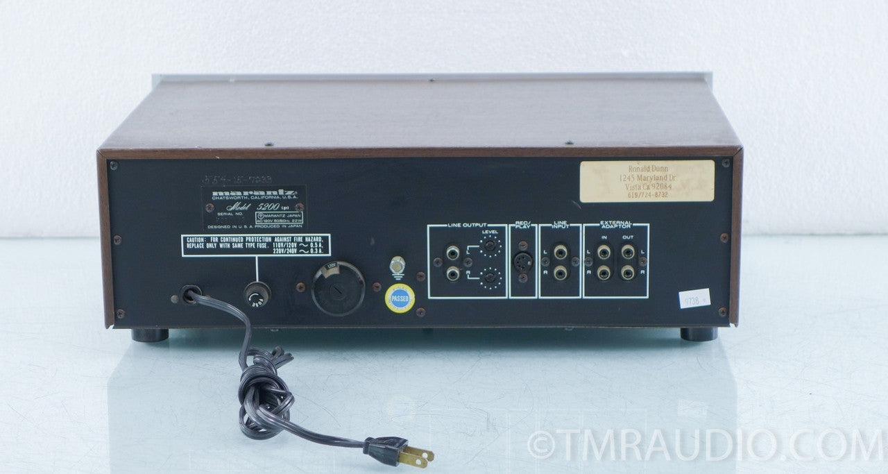 Marantz 5200 Cassette Deck