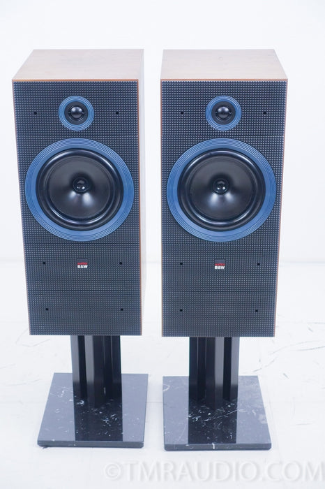B&W Matrix 2 Speakers with Marble Stands