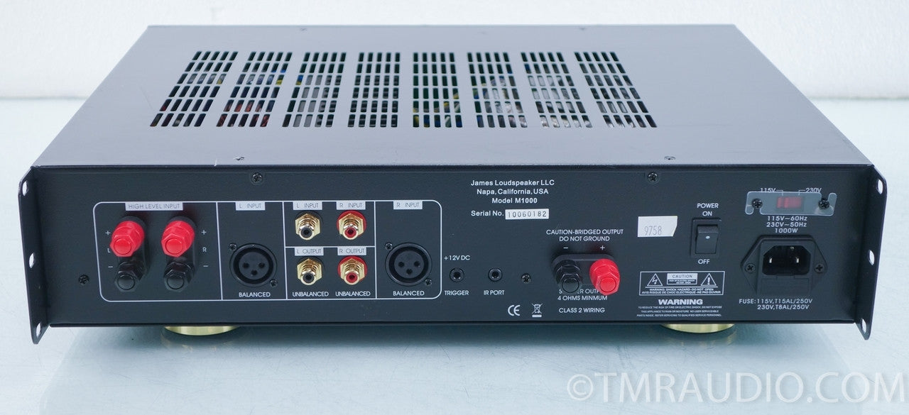 James Loudspeaker M1000 Subwoofer Amplifier