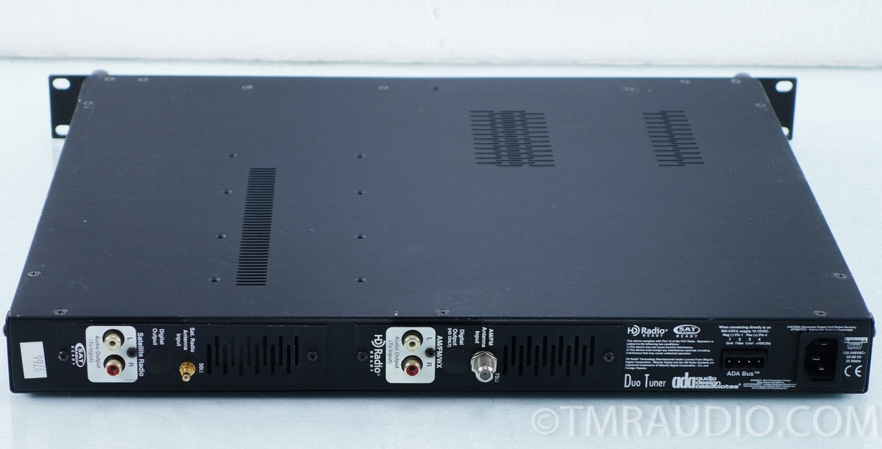 ADA Audio Design Associates ADA Duo Tuner AM / FM / HD / SAT