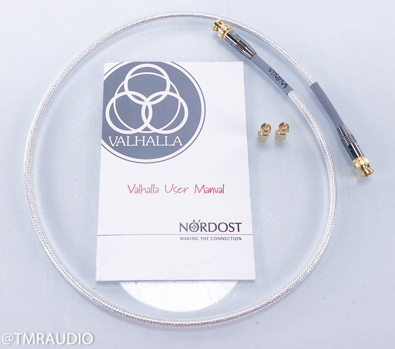 Nordost Valhalla BNC Digital Coaxial Cable w/ RCA Adapters