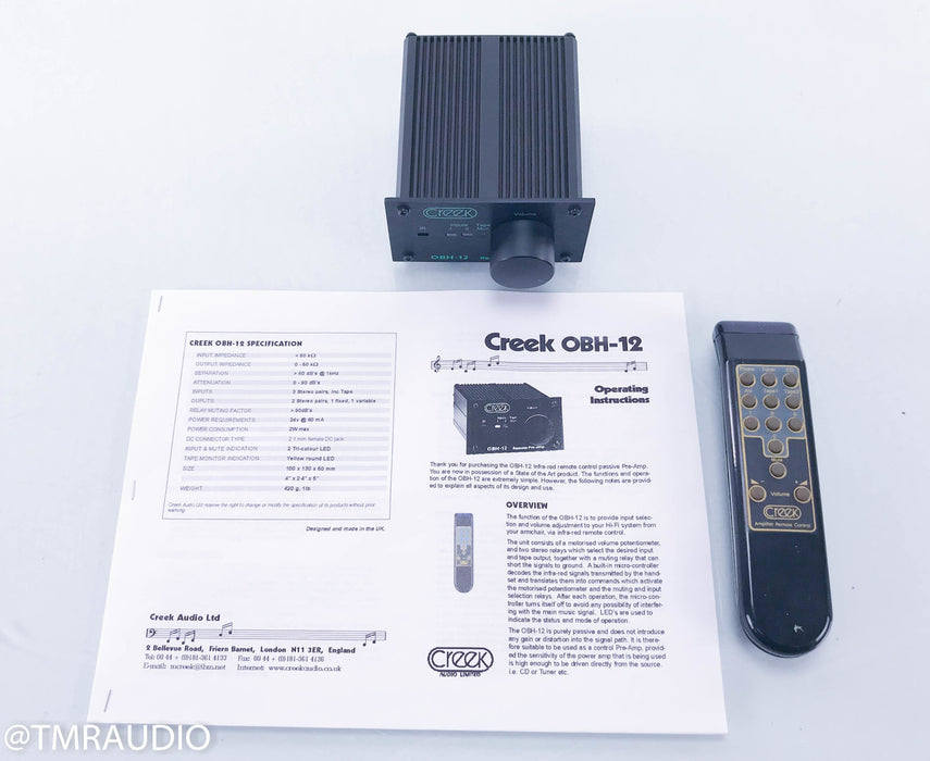 Creek Audio OBH-12 Passive Remote Preamplifier (2/2)