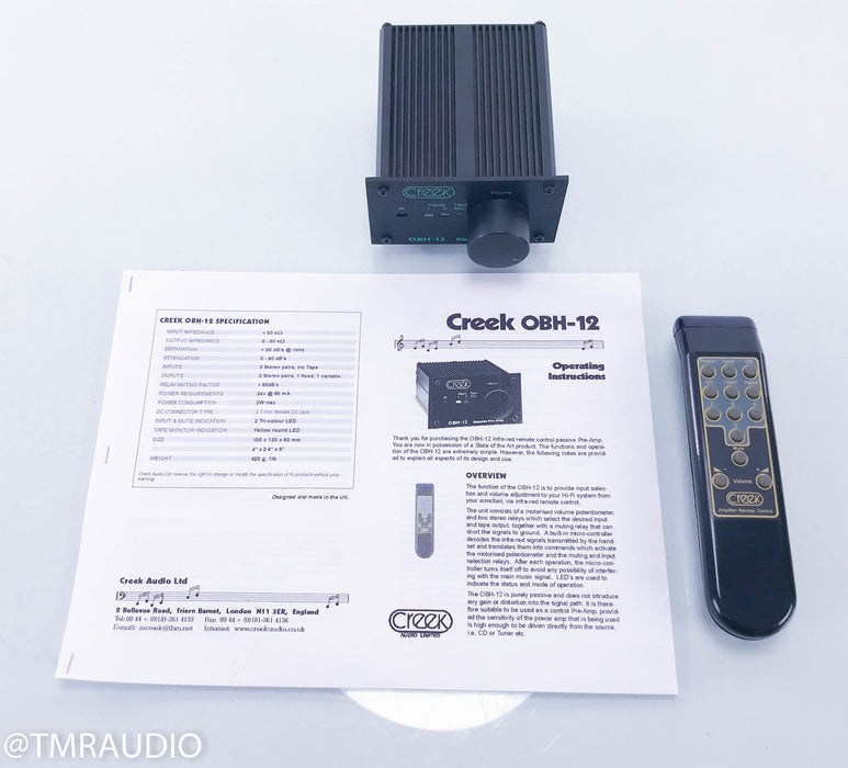 Creek Audio OBH-12 Remote Passive Preamplifier