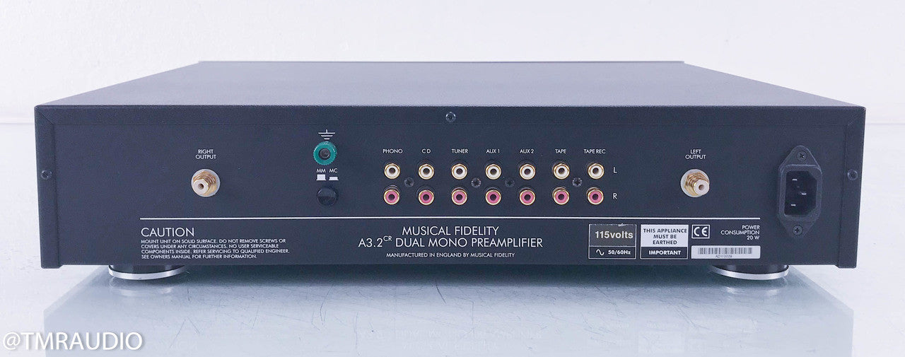 Musical Fidelity A3.2CR Dual Mono Preamplifier