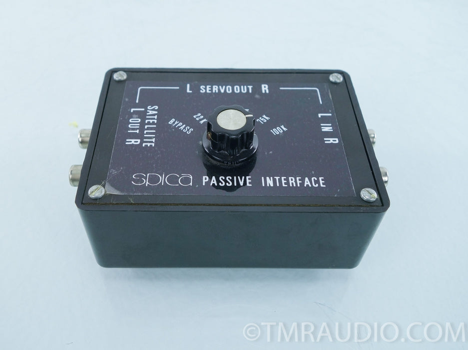 Spica Passive Interface for Servo Subwoofer