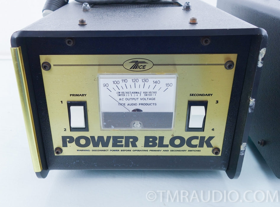 Tice Power Block Line Conditioner with Titan Power Supply