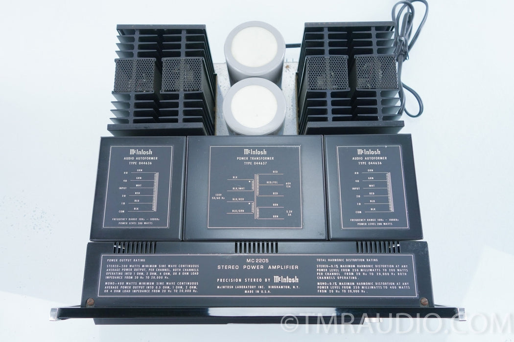 McIntosh MC2205 Vintage Stereo Power Amplifier