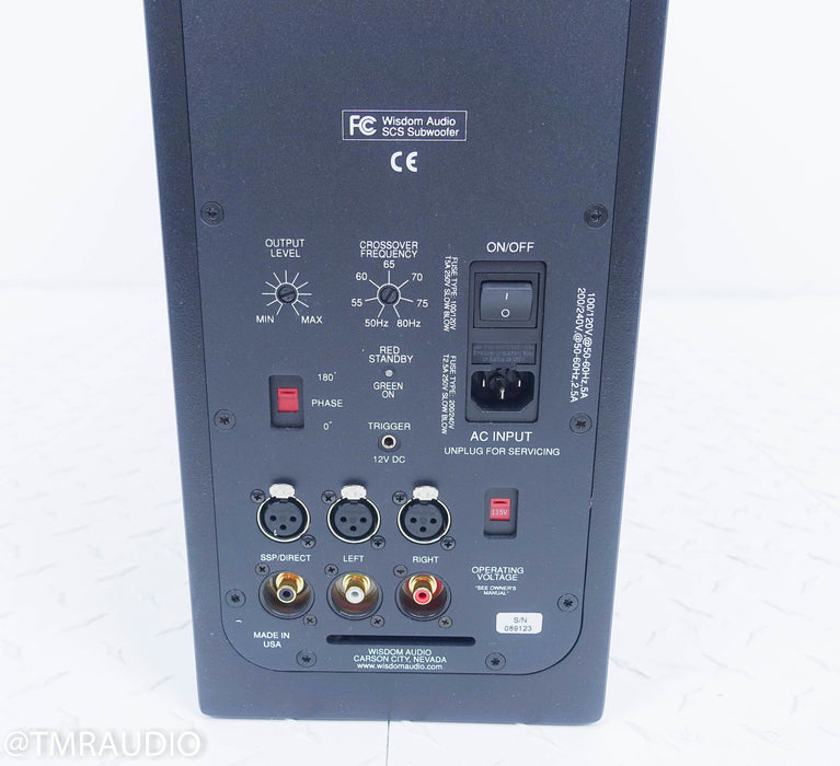 Wisdom SCS Powered Subwoofer w/ Mini DSP-1 RTL Signal Processor