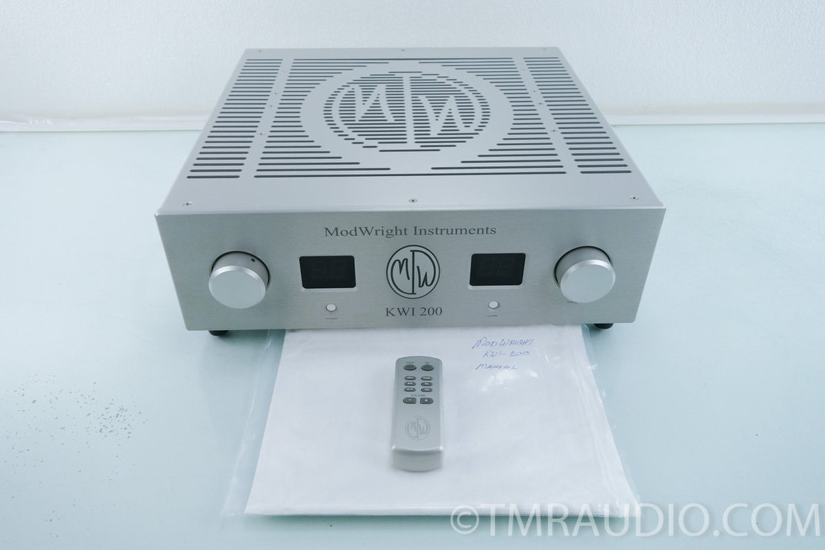 Modwright KWI-200 Integrated Amplifier — The Music Room