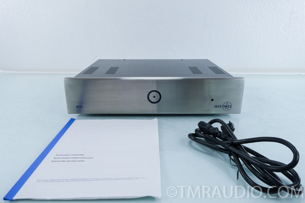 Blue Circle Audio BC22 Stereo Power Amplifier
