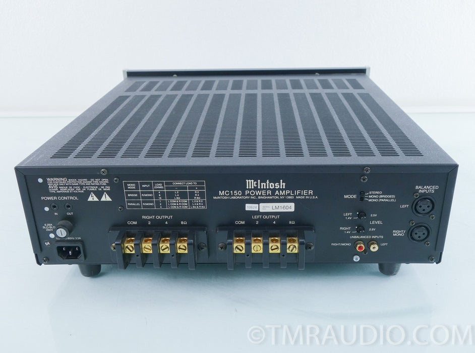 McIntosh MC150 Stereo Power Amplifier