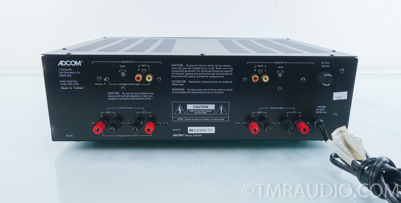Adcom GFA-2535 Three / Four Channel High Current Audio Power Amplifier 1