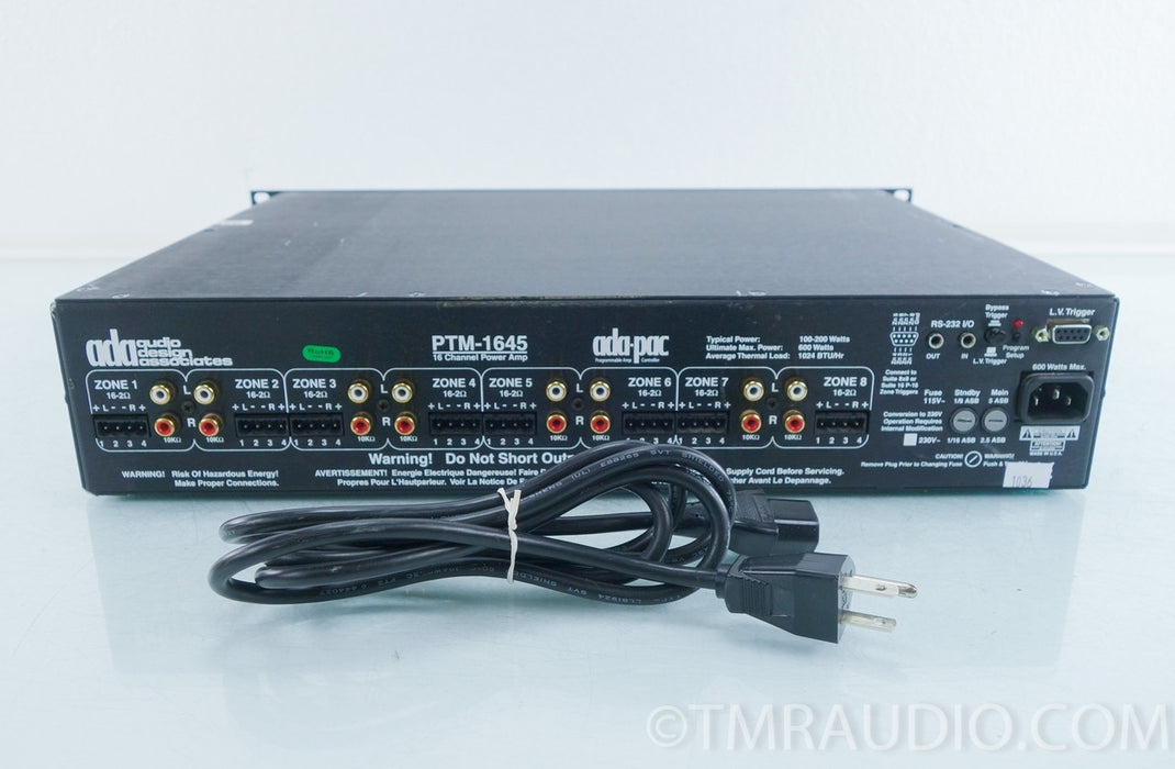 ADA PTM-1645 8 Zone Power Amplifier