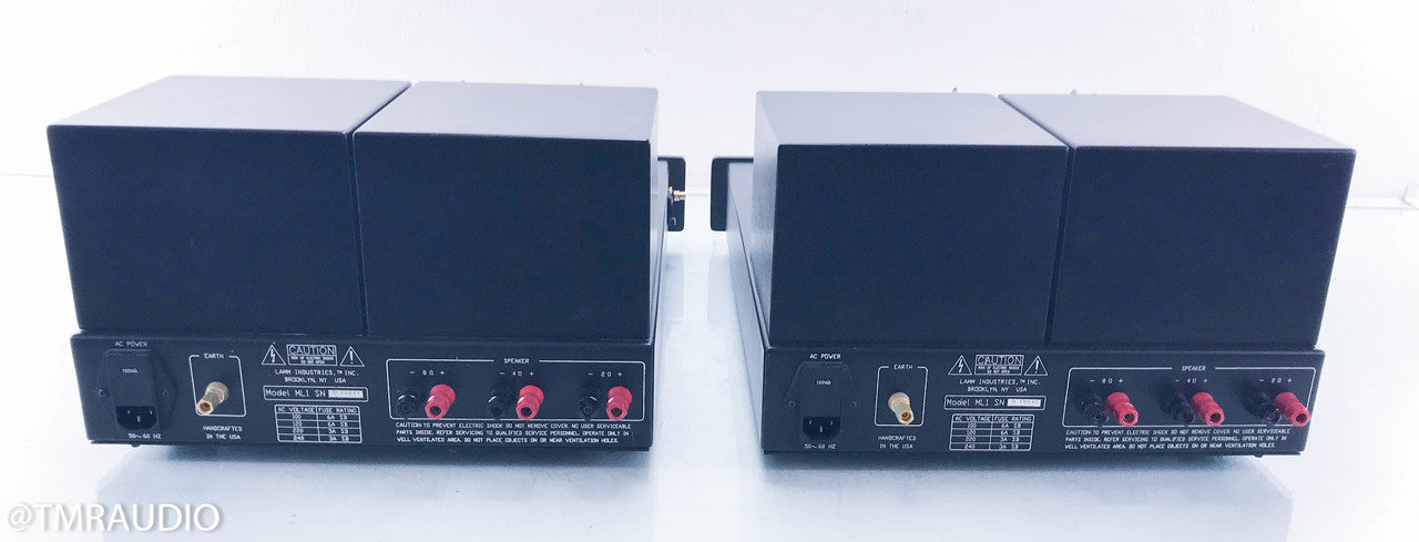 Lamm ML1 Mono Tube Power Amplifiers