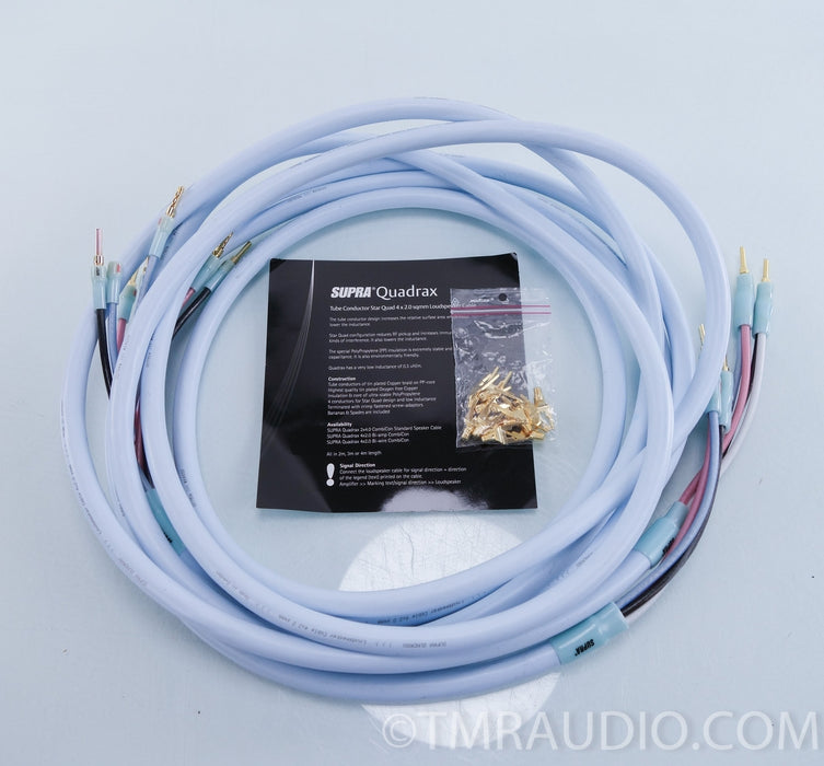 Supra Quadrax Biwire Speaker Cables