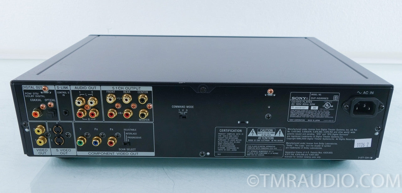 Sony DVP-NS999ES CD / DVD / SACD Player