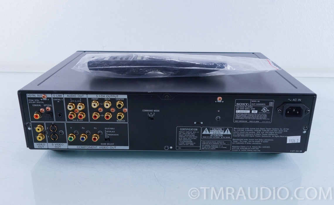 Sony DVP-NS999ES CD / DVD / SACD Player
