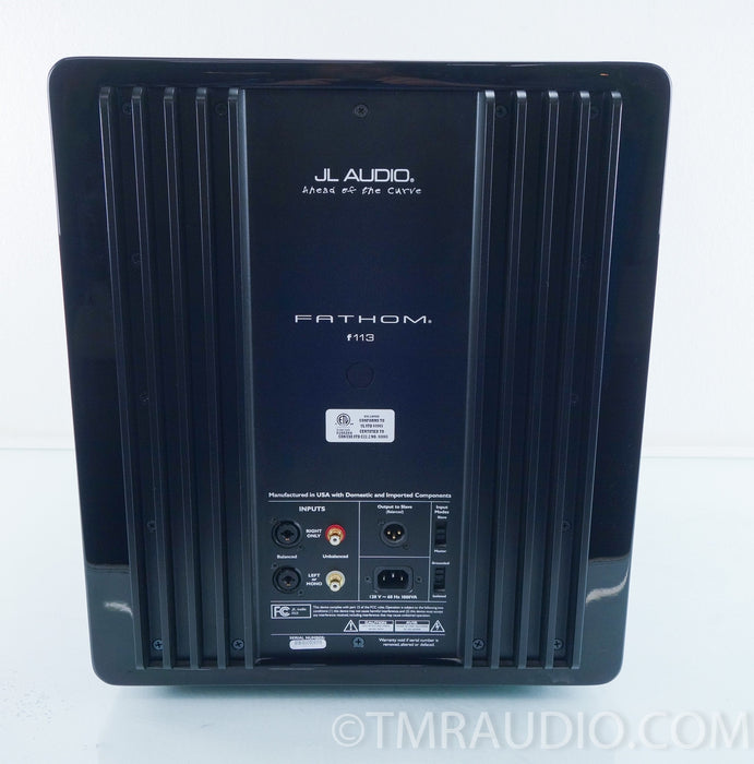 JL Audio Fathom F113 13.5-inch Powered Subwoofer, Black Gloss Finish