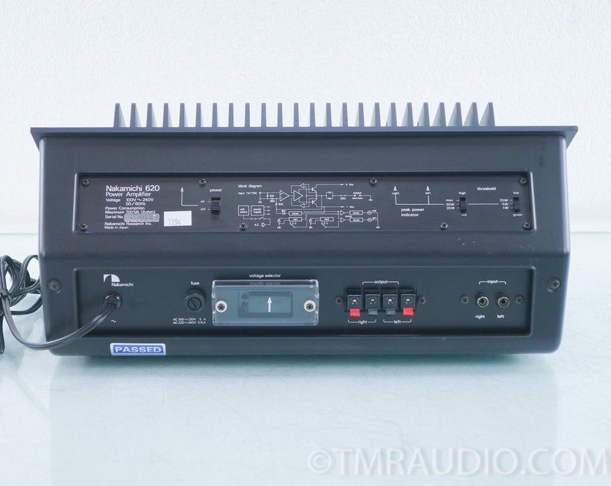 Nakamichi 620 Vintage Stereo Power Amplifier