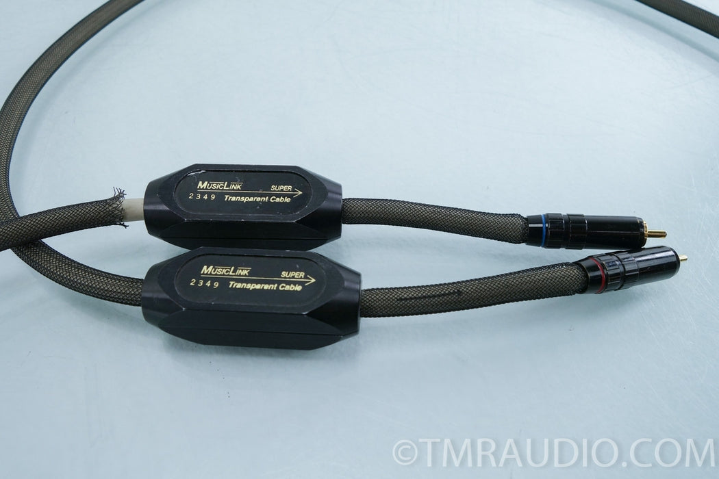Transparent MusicLink Super RCA Cables