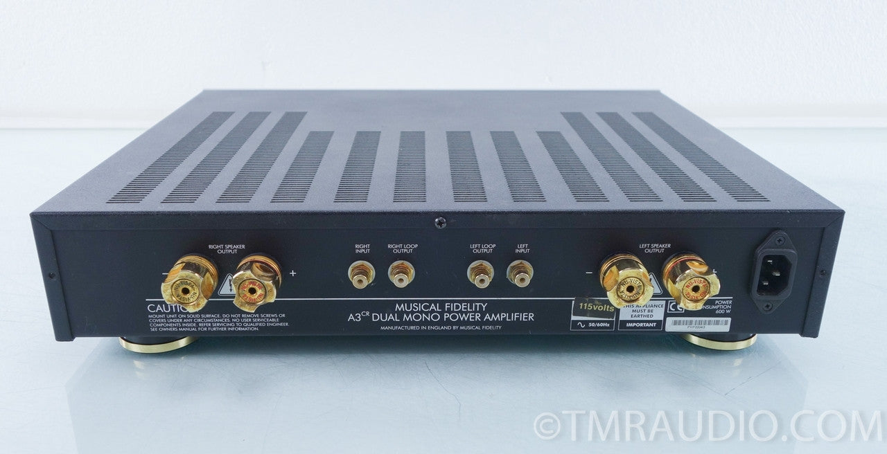 Musical Fidelity A3CR Dual Mono Power Amplifier