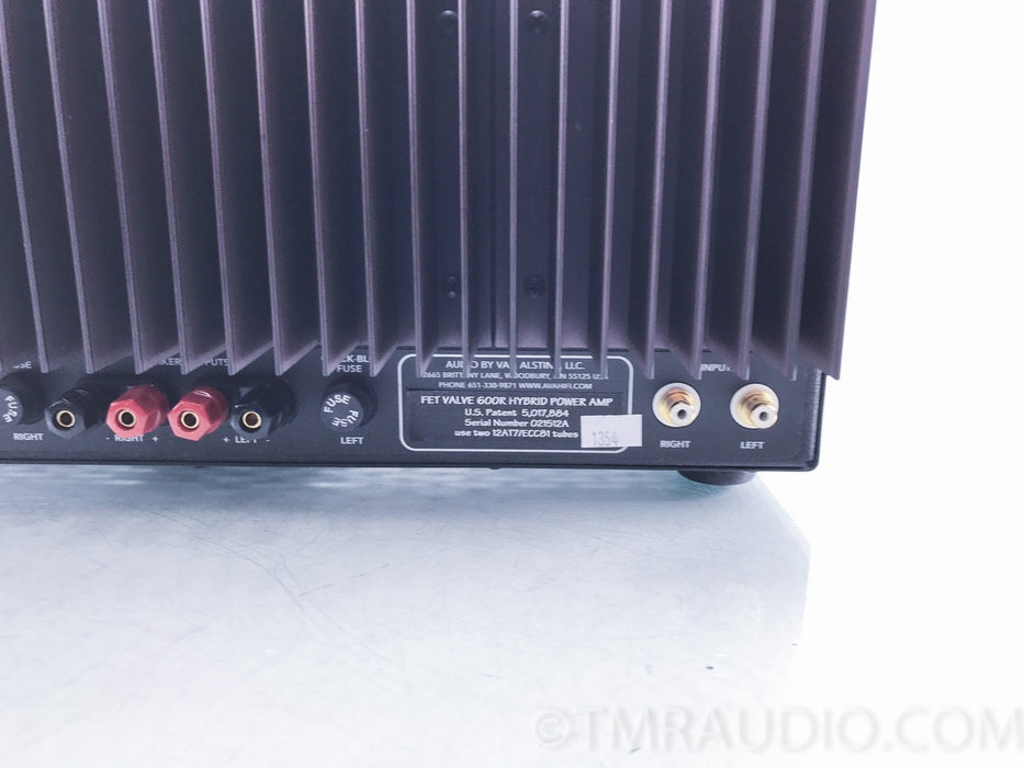 Audio by Van Alstine FET Valve 600R Hybrid Power Amplifier