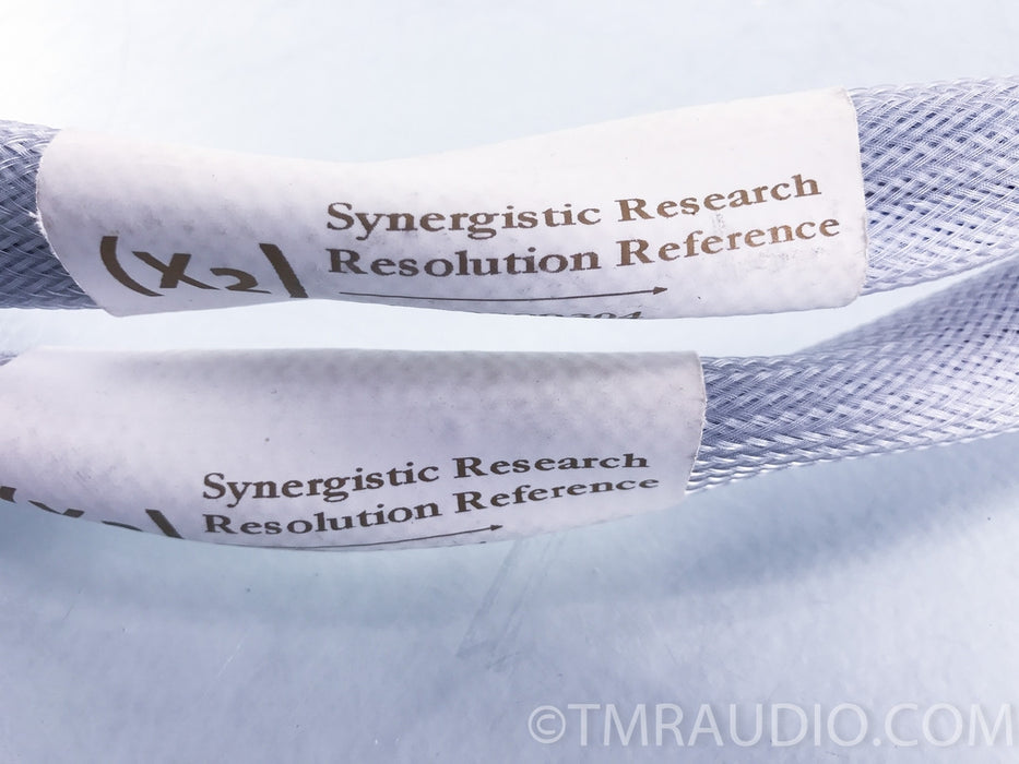 Synergistic Research Resolution Reference X2 XLR Cables