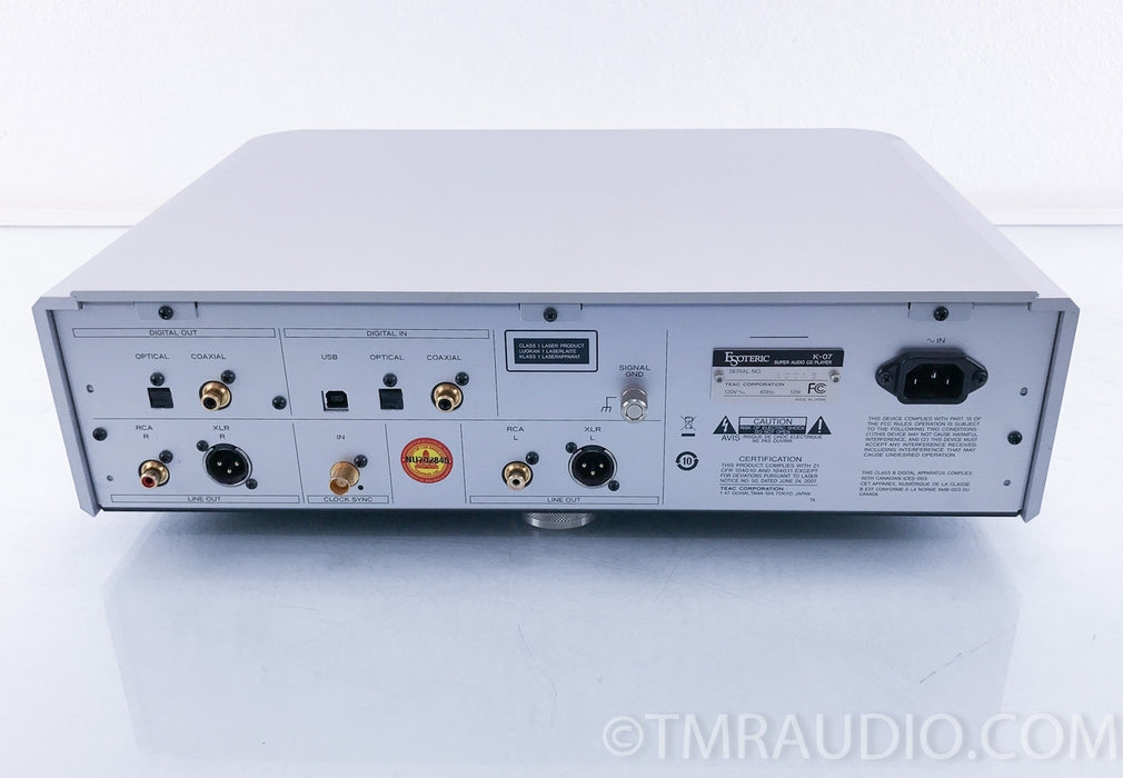 Esoteric K-07 SACD / CD Player / DAC