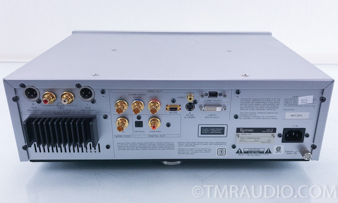 Esoteric UX-3 DVD / SACD / CD Universal Audio Player
