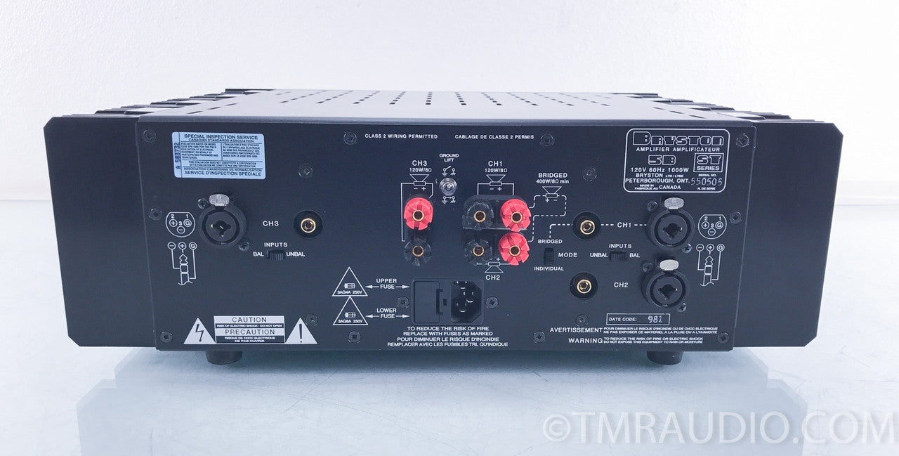 Bryston 5B-ST 3 Channel Power Amplifier