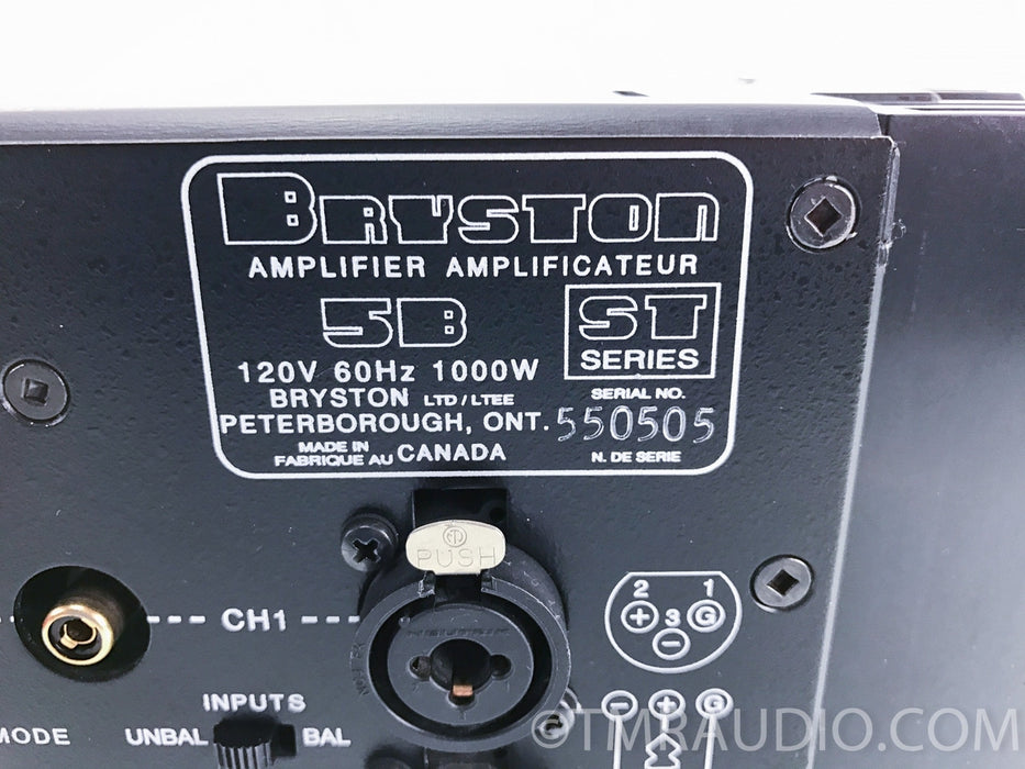 Bryston 5B-ST 3 Channel Power Amplifier