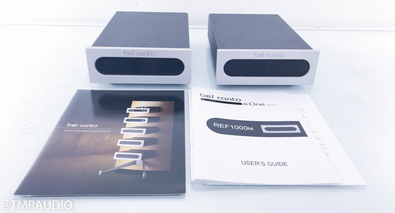 Bel Canto eOne REF1000M Mono Power Amplifiers