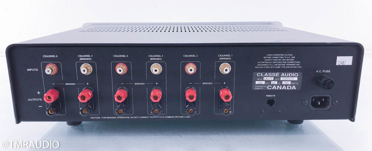 Classe CAV-75 6-channel Power Amplifier