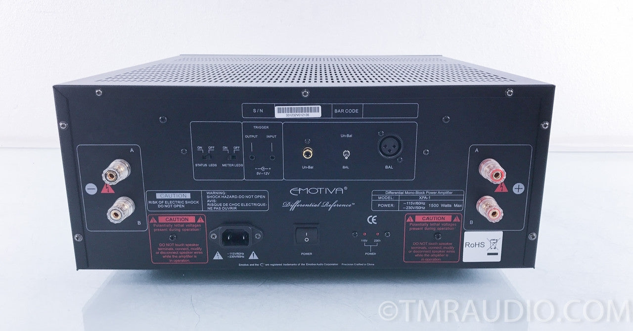 Emotiva XPA-1 Mono Block Power Amplifier (single)