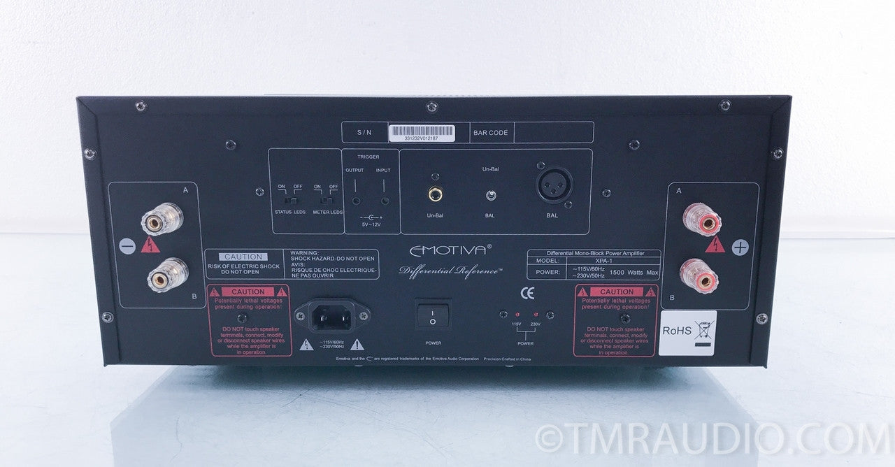Emotiva XPA-1 Mono Block Power Amplifier (single) 1