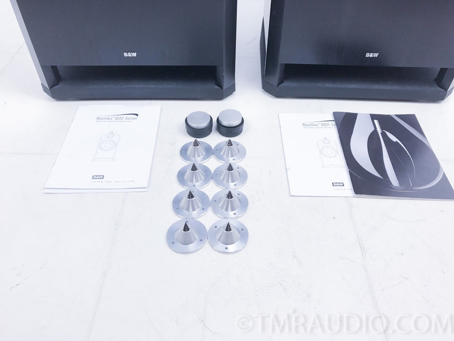 B&W 801 Nautilus Floorstanding Speakers