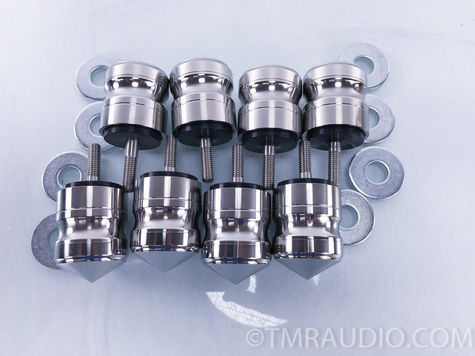 Amcan Large Stainless Steel Footers (Set of 8)